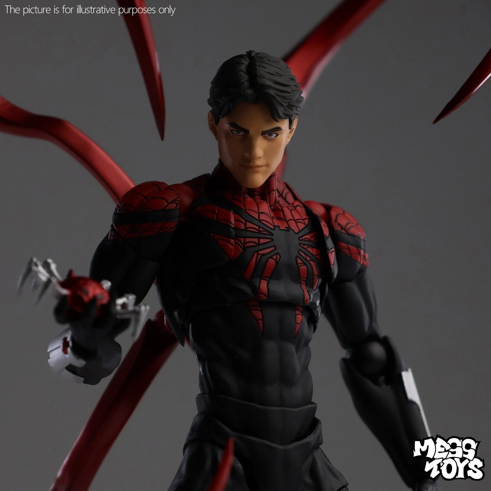Mess Toys Superior Neighbor Spiderman Octopus Spider 1/12 Action Figure US STOCK image 10