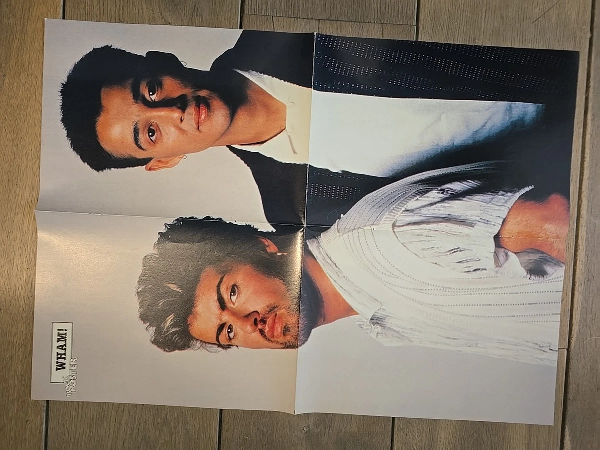 Wham / Rolling Stones - Mega super poster - 40 X 52 cm - Sweden 1985 NEW 2