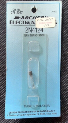 Archer / Radio Shack 276-2057 2N4124 NPN Transistor - New | eBay