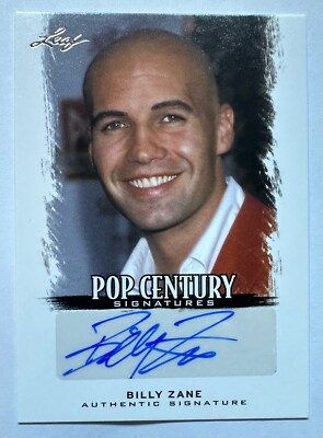 POP CENTURY SIGNATURES : BILLY ZANE AUTOGRAPH CARD KIT WALKER PHANTOM BA-BZ1