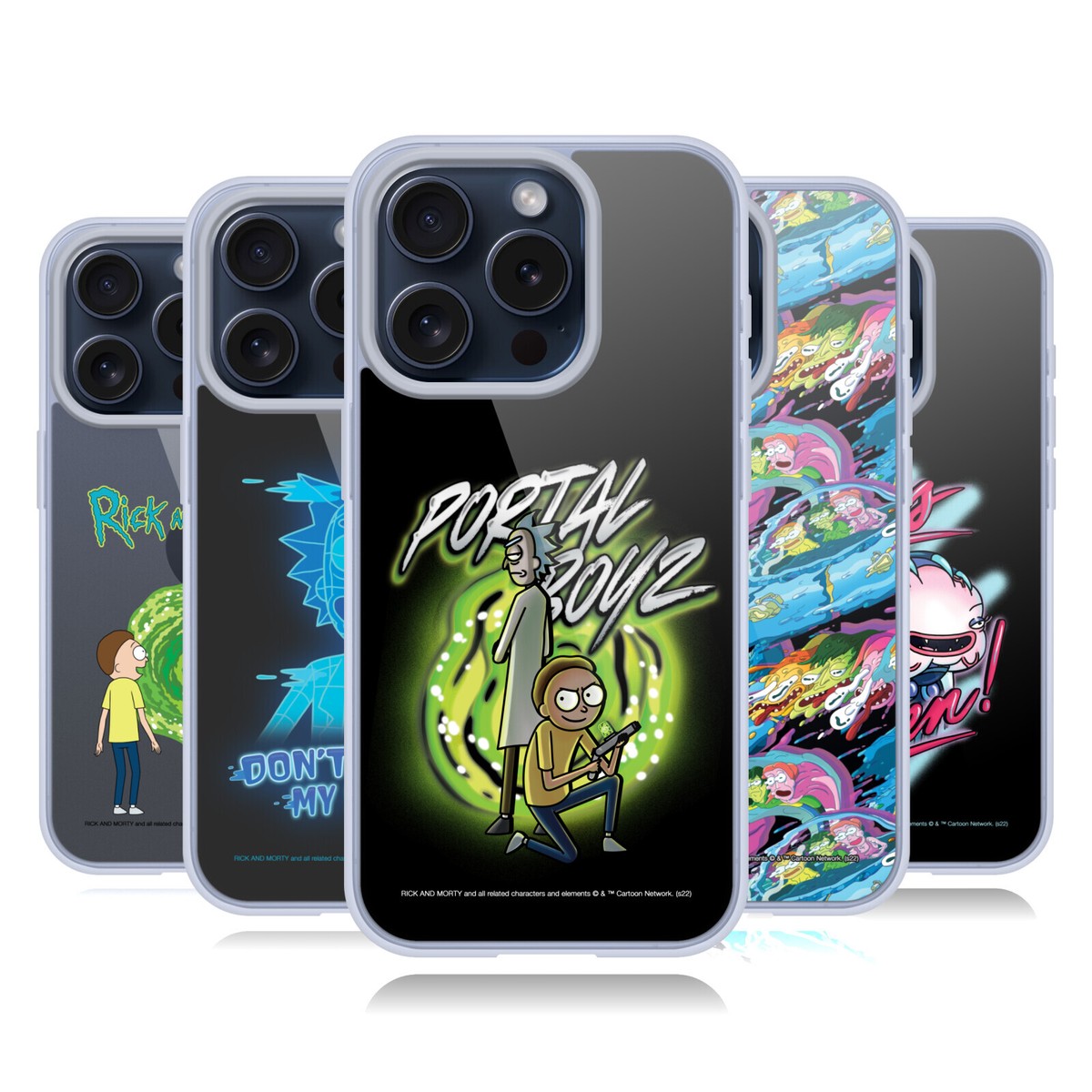 OFFICIAL RICK AND MORTY SEASON GRAPHICS SOFT GEL CASE FOR APPLE