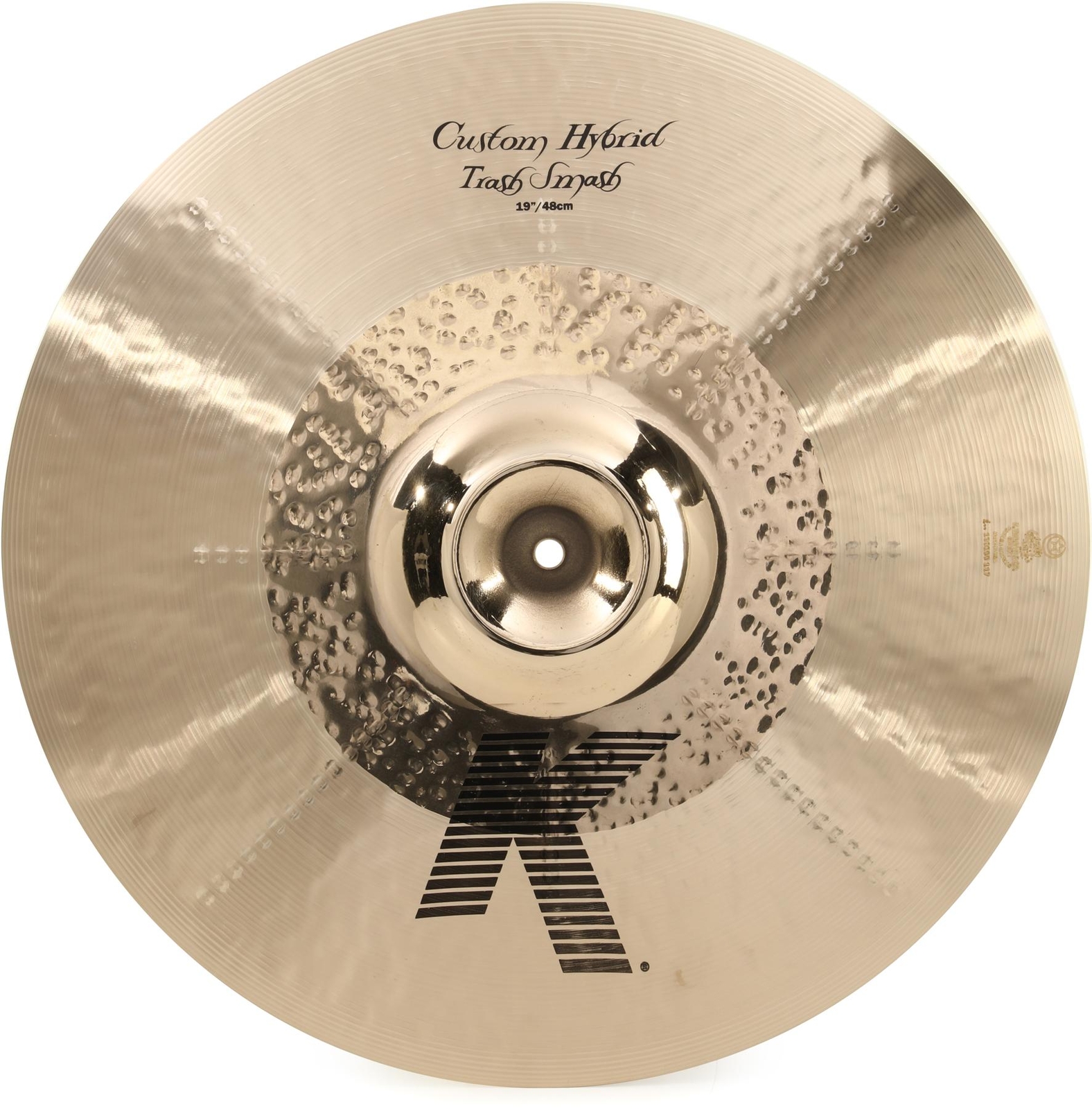 Zildjian 19 K Изготовленная на заказ гибридная тарелка для разбивания мусора