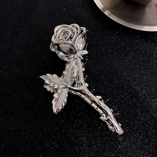 Metal Flower Hair Claw Clips Hair Bows for Women 1Pcs Rose Hair Claw Clips fo... - Picture 6 of 8