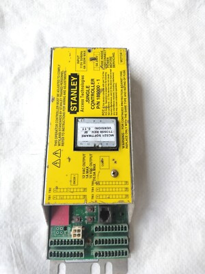 Stanley Access Technologies single controller 185000-1 Version 6.11 rev. m