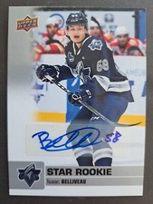 2019-20 Upper Deck CHL Star Rookie Isaac Belliveau #334 Auto