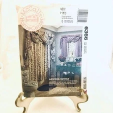 #6366 McCalls 6366 Home curtains decor sewing pattern