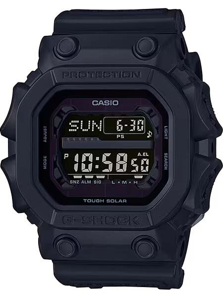 NEW Casio G-Shock GX-56 SERIES ALL BLACK Solar Digital Mens Watch