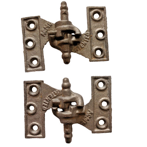 2 Right Hand Cast Iron ACME Lift Off Shutter Hinges 88-373  2-1/2 Vintage