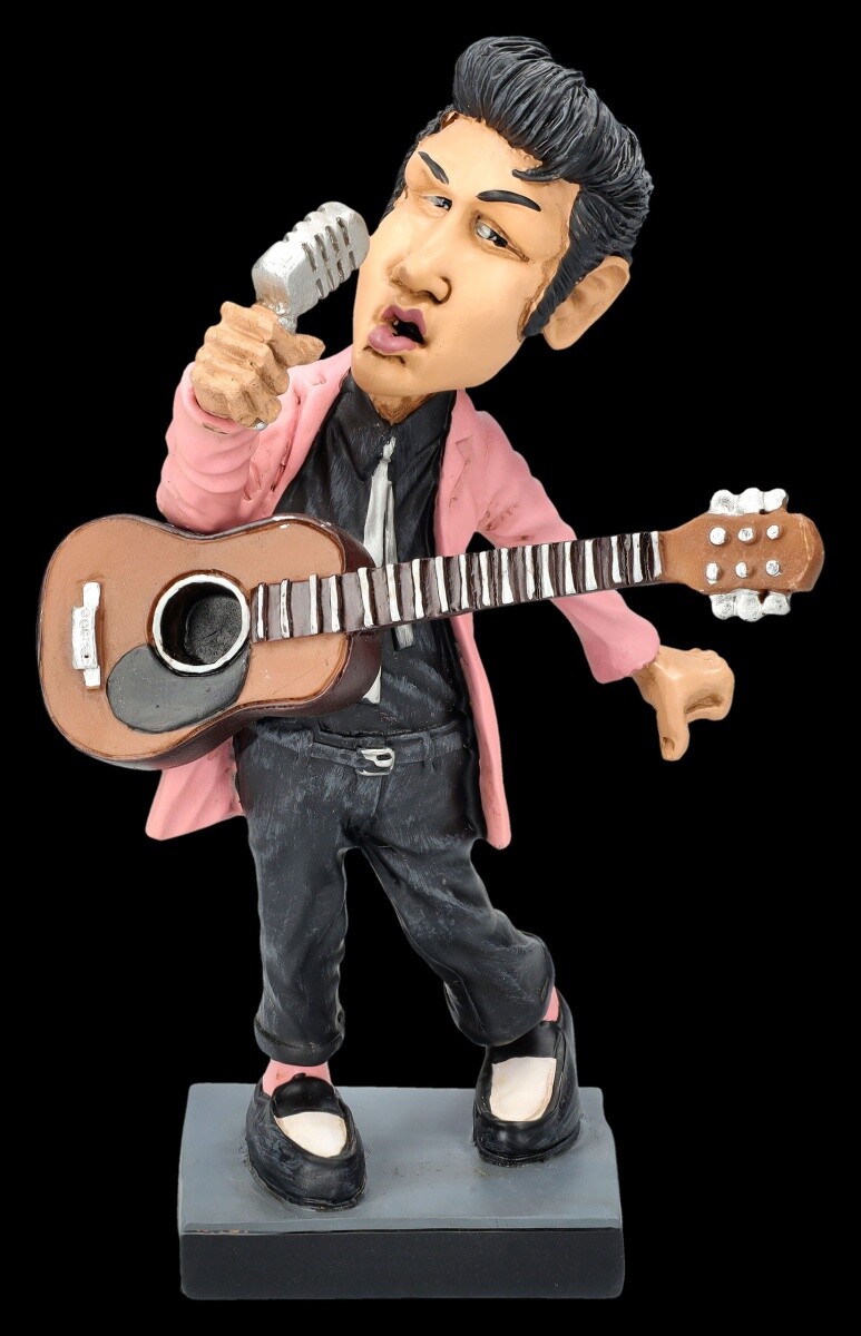 Funny Rockstar Figure - The King - Warren Stratford – Singer Gift