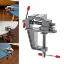 Heavy Duty Work Bench Vice Engineer Jaw Swivel Base Workshop Press Vise Clamp