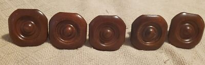 Wooden Drawer/ Cabinet Nobs 5 Square Nobs