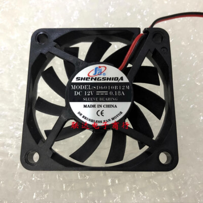 1 Pc. New SD6010B12M DC12V 0.18A 6010 6CM Inverter Chassis Fan