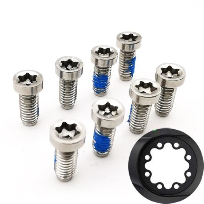8 pcs Road Bike Chainring Crank Bolt for-Sram QUARQ Rival AXS Force Red 12 Speed