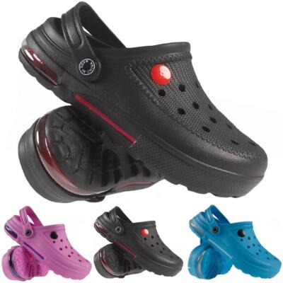 Damen Sommer Garten Clogs Slipper Pool Pantoletten Hausschuh Dusche Sandalen für Strand