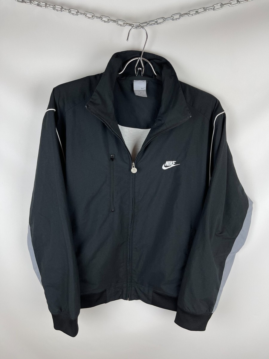 ジャケット・アウター NIKE Technical Jacket y2k tech Nike Tech Mens Striped Midweight Full Zip Windbreaker Jacket