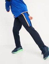 Old Navy Kids Boy Size XS 5 Blue Techie Fleece Tapered Sweatpant 25 NWT