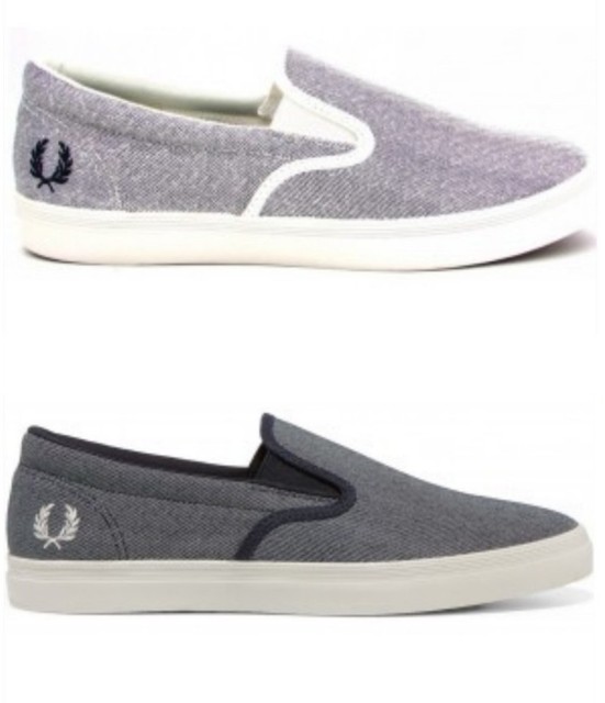 slip on fred perry shoes