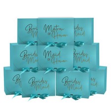 10 Pieces Bridesmaid Proposal Box SetMaid of Honor Proposal Box Matron of Hon...
