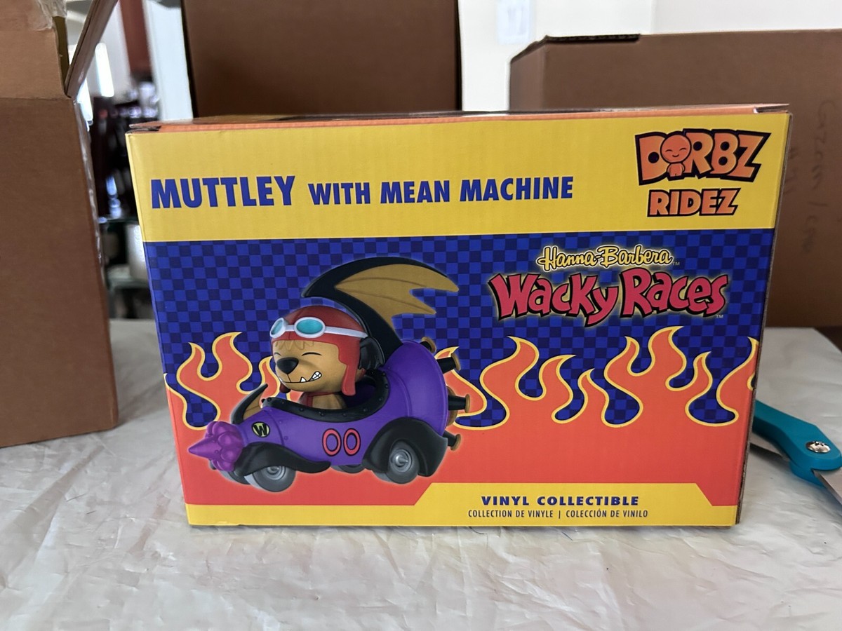 FUNKO DORBZ RIDEZ 19 MUTTLEY With MEAN MACHINE WACKY RACES SET IN BOX LE 3000