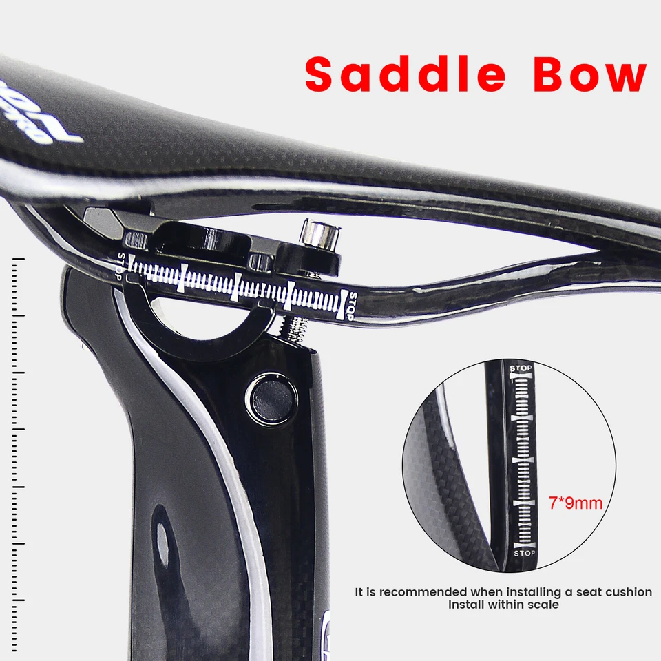 MTB Bike Saddle Bicycle Seat Comfort Front Seat Mat Carbon Mountain Bike Saddles - Image 4 of 4