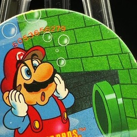 Mario Clay pipe Menko Super Mario Bros Famicom Card Nintendo 1985 NES Japanese