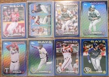 20-card lot 2024 Topps Series 1 Easter, Rainbow, Yellow, Royal Blue No Bases N