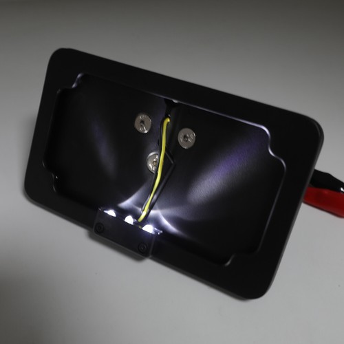 Side-Mount Targa Piastra Supporto W/ LED Per Suzuki Gsxr 600 750 1000 Hayabusa - Foto 8 di 9