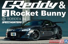 Aoshima 61879 Toyota 86 GREDDY & ROCKET BUNNY VOLK RACING plastic