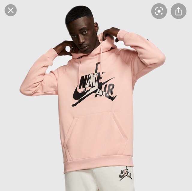 pink air jordan hoodie