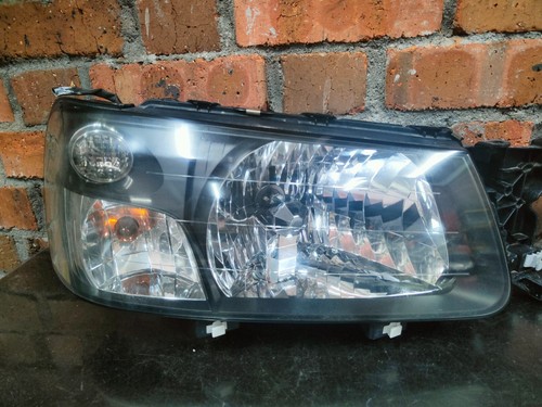 1Pair Subaru JDM Forester SG5 WRX STi HID Grey Face Headlight Lamp SG 2002-2005 - Picture 2 of 20