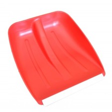 PALA DA NEVE in plastica cm38x40 con lama IN METALLO rompighiaccio SENZA MANICO