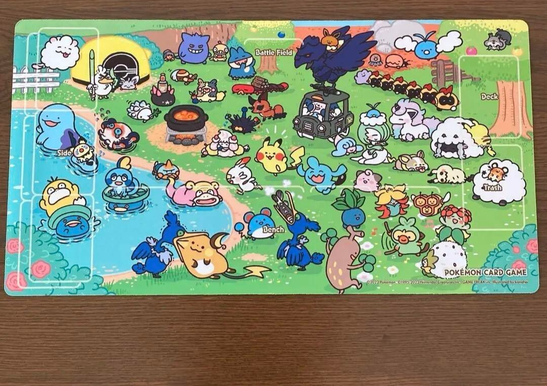 Pokemon Original Rubber Play Mat Yurutto Pokemon Center