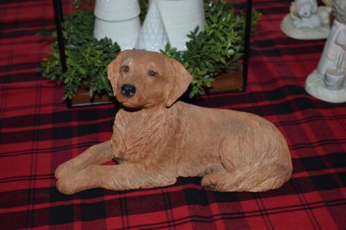 Sandicast Golden Retriever Dog Sculpture Figurine Sandra Brue - # 375 - 1991