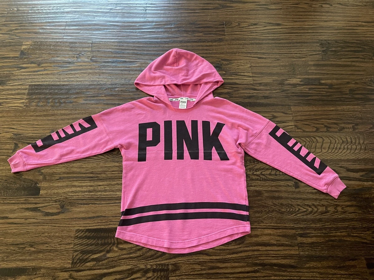 Pink hooded t best sale shirt