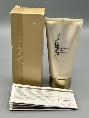 AVON ANEW New Ultimate Mask 2.5 oz. Full Size Made In USA Hydrates Smoothes Skin