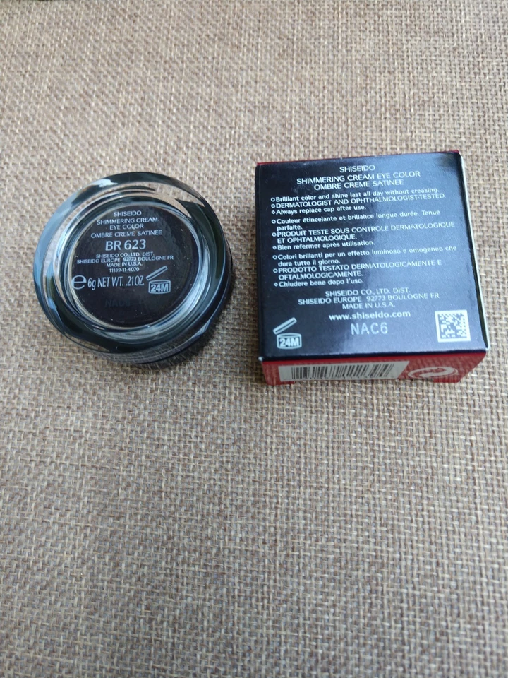 Color de ojos crema brillante Shiseido BR 623 - TAMAÑO COMPLETO - 0,21 oz. Nuevo en caja Foto 3 de 4