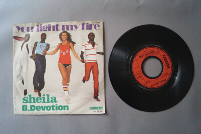 Sheila & B. Devotion - You light my Fire (Vinyl Single 7inch) (V-3435)