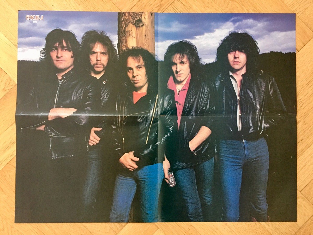 DIO 1984 Ronnie James Dio Swedish Poster Magazine Okej 1980s