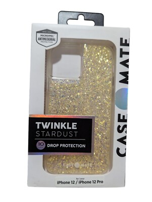 CaseMate Twinkle GOLD Case for Apple iPhone 12 / iPhone 12 Pro