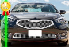 Fits 2014-2016 Kia Cadenza Bumper Stainless Steel Chrome Mesh Grille Insert