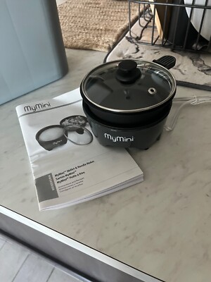 Nostaloga MyMini Personal Electric Skillet & Rapid Noodle Maker Great for Dorms