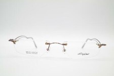 Vintage Voici Voila By Alpina VV073 A3573 Bronze Multicolor Rimless Glasses NOS