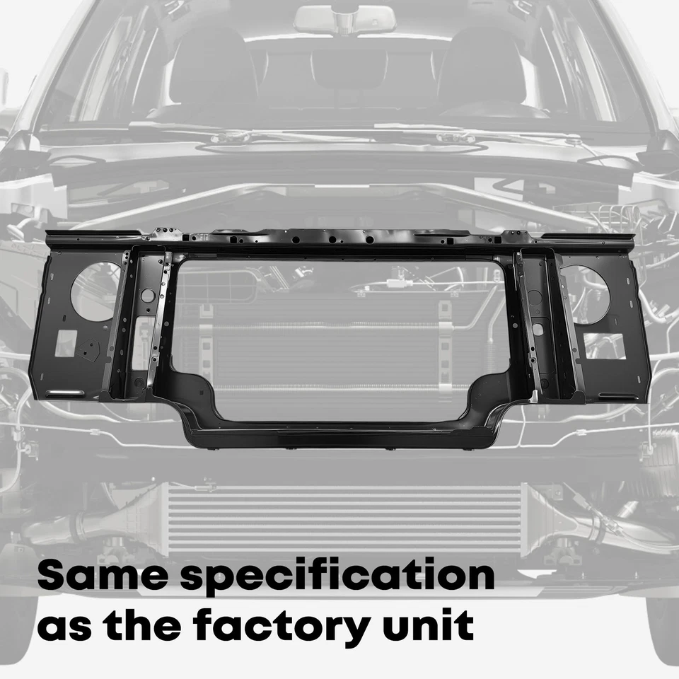 Soporte de radiador de acero para Ford F-250 F-350 1987 1988 1989 1990 1991 F1TZ16138F Foto 3 de 4