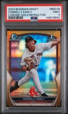 2023 BOWMAN DRAFT CHROME-GOLD REFRACTOR #BDC46 CONNELLY EARLY 41/50 PSA 9