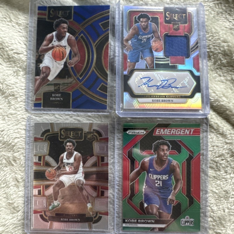 2023-24 Select Rookie Jersey Auto KOBE BROWN /199