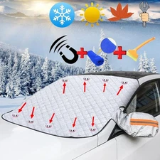Car Windshield Cover Snow Ice Frost Guard Summer Sun Shade Protector All Season 