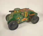 Vintage 1940's Marx Tin Litho Army Tank