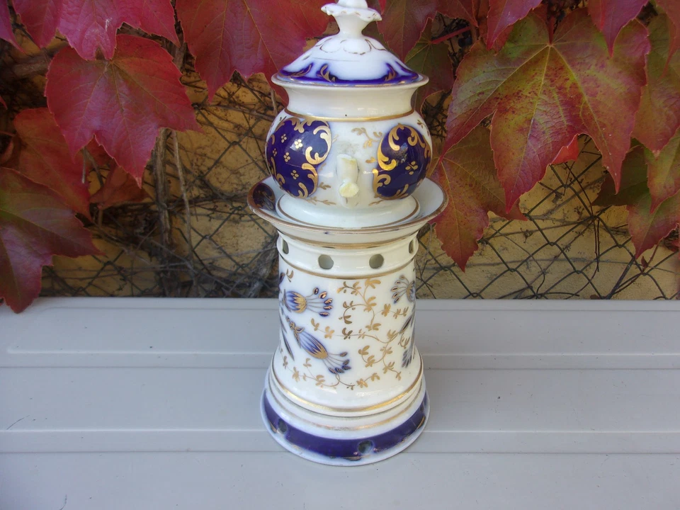 PORCELAINE DE VALENTINE TISANIERE ANCIENNE  A RESTAURER - Photo 4/4