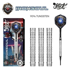 Shot Future Knights Ironsoul Soft Tip Dart Set-90% Tungsten-20gm