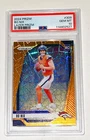 2024 Panini Prizm Bo Nix Orange Lazer #309 Rookie RC PSA 10 Denver Broncos